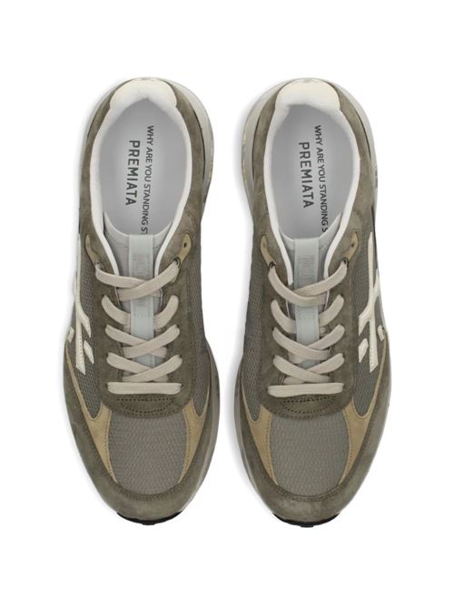Sneakers uomo Premiata Prime running verde militare PREMIATA Prime | MOE_RUN_U8300